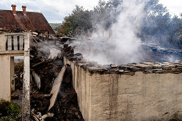 Professional Emergency Fire Cleanup technician working in Rancocas, NJ